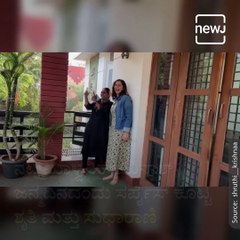 Senior Actress Sudha Rani And shruti Given Surprise Visit to their Best Friend Malavika Avinash