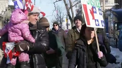 "Freedom Convoy"-Trucker sind "100% bereit, für die Freiheit zu sterben"