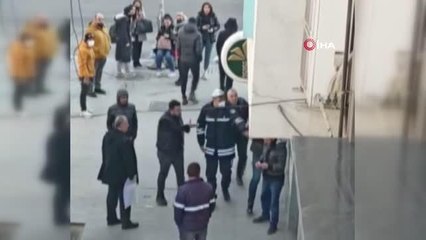 Yanlış anlaşılınca cadde ortasında tekme tokat böyle darp edildi