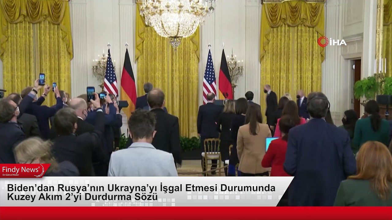 Biden’dan Rusya’nın Ukrayna’yı İşgal Etmesi Durumunda Kuzey Akım 2’yi Durdurma Sözü