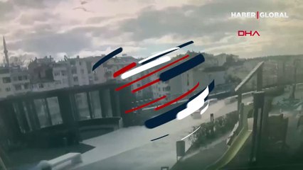 Üsküdar'da yaşanan patlama saniye saniye kamerada!