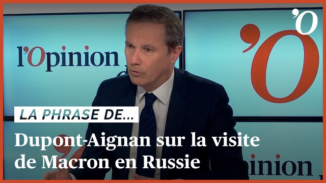 Nicolas Dupont-Aignan: «Emmanuel Macron a bien fait d’aller à Moscou»