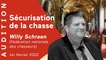 Sécurisation de la chasse : Willy Schraen auditionné au Sénat (01/02)
