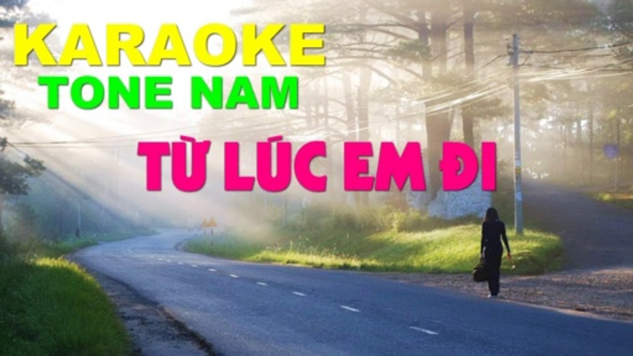 Từ Lúc Em Đi - Karaoke ( Tone Nam - Abm ) | 3N Music