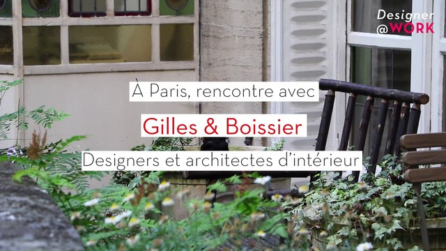 Gilles & Boissier, designers at work
