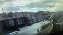 İstanbul'da 5 katlı binadaki patlama anı kamerada