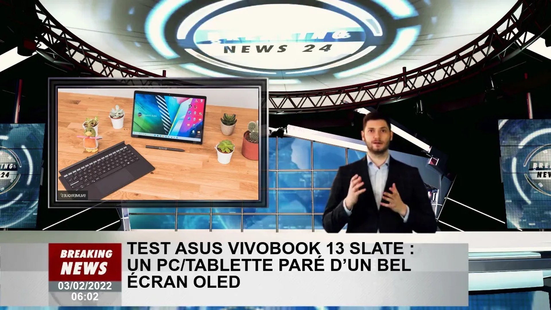 Test de l'ordinateur portable Asus Vivobook Slate 13 OLED : un PC qui mise  beaucoup sur son écran, moins sur ses performances - Le Monde Numérique