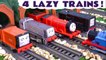 Thomas and Friends Lazy Engines Toy Trains Full Episode Videos for Kids with the Funlings  and Thomas the Tank Engine Toys from Kid Friendly Family Channel Toy Trains 4U