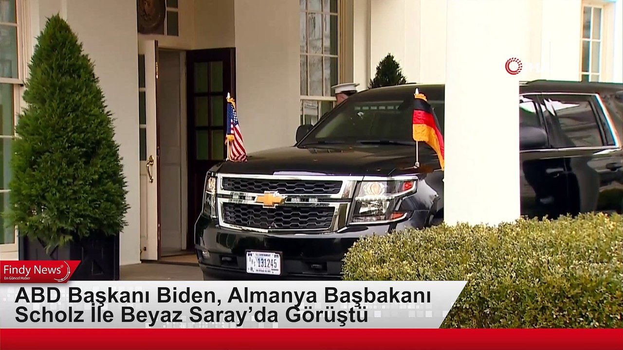 ABD Başkanı Biden, Almanya Başbakanı Scholz İle Beyaz Saray’da Görüştü