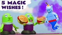 5 Magic Wishes with the Funlings Toys and Aladdin Genie plus Thomas and Friends Toy Trains in this Funny Stop Motion Fun Full Episode English Toy Story Video for Kids by Toy Trains 4U