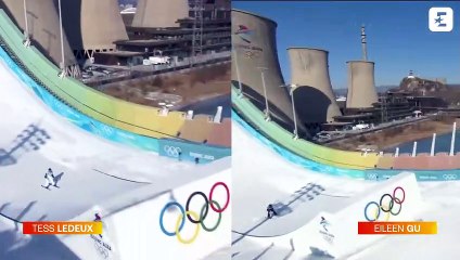 Gu a imité Ledeux pour lui ravir l'or : les "double cork 1620" côte à côte | JO 2022