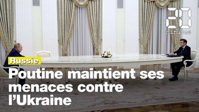 Conflit Ukraine-Russie: Poutine maintient ses menaces après son entretien avec Macron