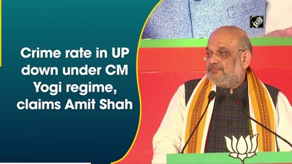 Crime rate in UP down under CM Yogi regime, claims Amit Shah