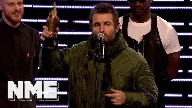 Liam Gallagher wins the Godlike Genius Award | VO5 NME Awards 2018