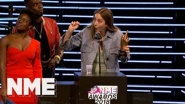 Charli XCX's 'Boys' wins Best Track supported by Estrella Galicia | VO5 NME Awards 2018