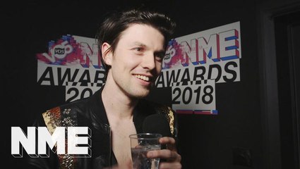 James Bay: "I'm excited to play shows again!" | VO5 NME Awards 2018