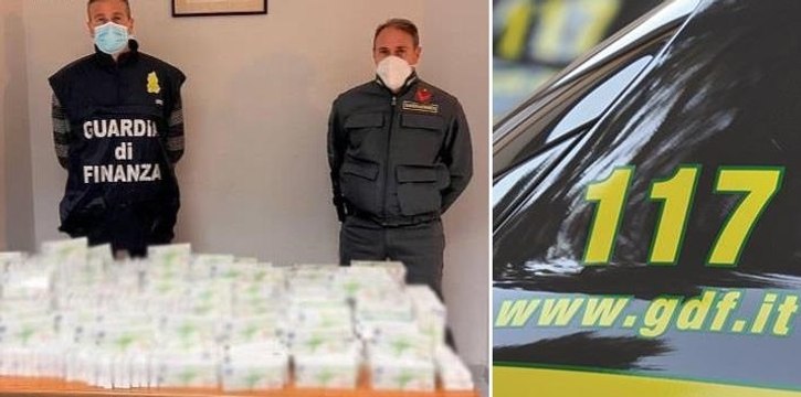 Ischia (NA) - Sequestrate centinaia di tamponi rapidi e mascherine Ffp2 non a norma (08.02.22)