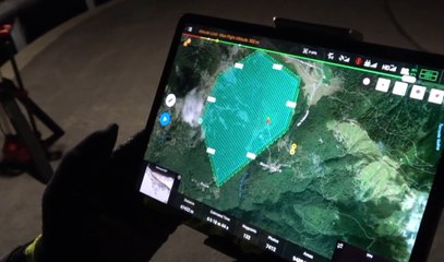 Incendi al confine tra Italia e Svizzera: in azione droni dei Vigili del Fuoco (08.02.22)