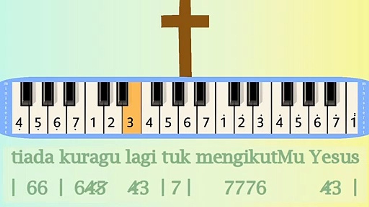 TIADA KURAGU LAGI: PIANIKA ❲MELODICA❳ TUTORIAL | LAGU ROHANI