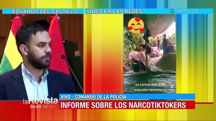 Gobierno presenta a 'Narco tiktokers' y destruye nueve fabricas de droga en el Chapare