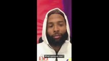 Jarvis Landry crashes Odell Beckham Jr's news conference to wish him luck