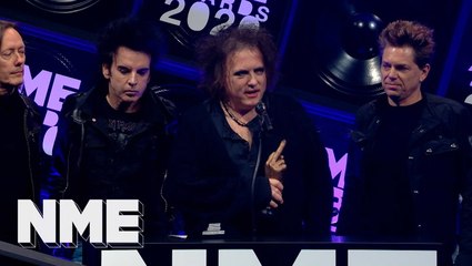 The Cure win Best Festival Headliner supported by Can-o-water at NME Awards 2020