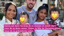 Christina Milian dévoile une tendre photo avec Matt Pokora et ses enfants