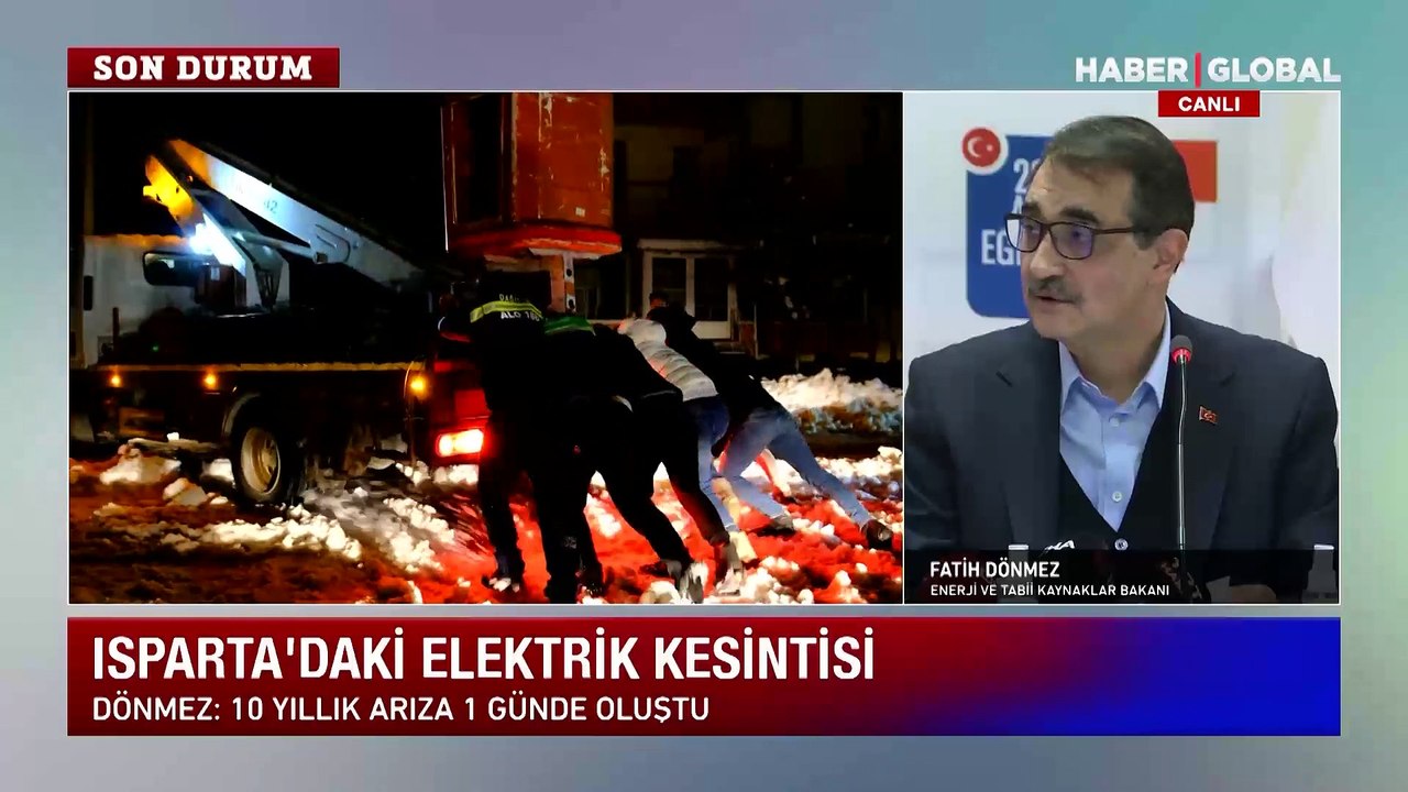 Bakan Dönmez'den Isparta açıklaması: Faturaların tahsilatını 1 ay erteliyoruz