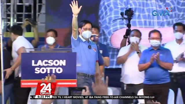 Tambalang Senator Ping Lacson at Senator Tito Sotto, nagsagawa ng proclamation rally sa Imus Grandstand sa Cavite | 24 Oras