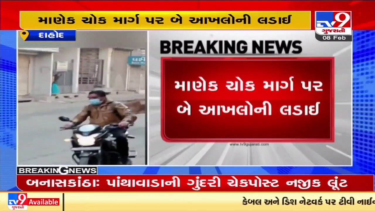 Man injured during a fight between two bulls in Dahod _ TV9News