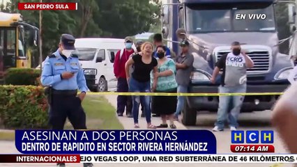 ¡Terrible! Asesinan al chofer y una pasajera de "rapidito" en SPS