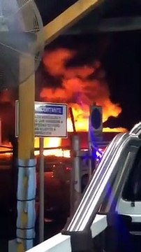 Terrible incendio en Panamericana: un camión cargado con aerosoles explotó y fallecieron 4 personas