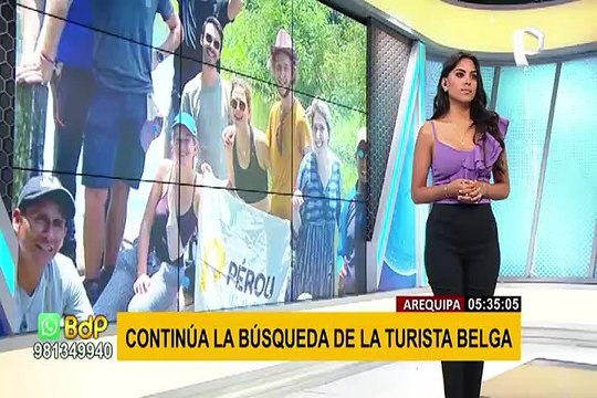 Policías y rescatistas usan drones para búsqueda de turista belga desaparecida en Arequipa