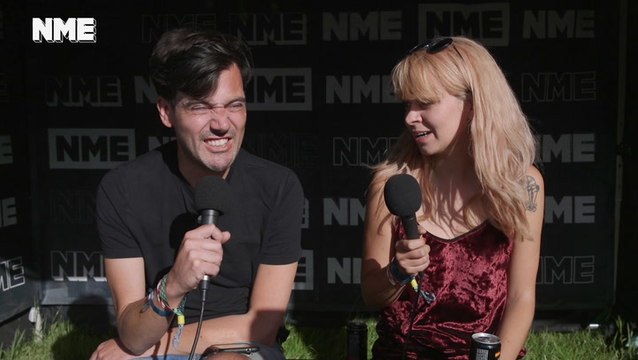 Glastonbury 2017 - The NME Daily Show backstage with The Courteeners and Emily Eavis