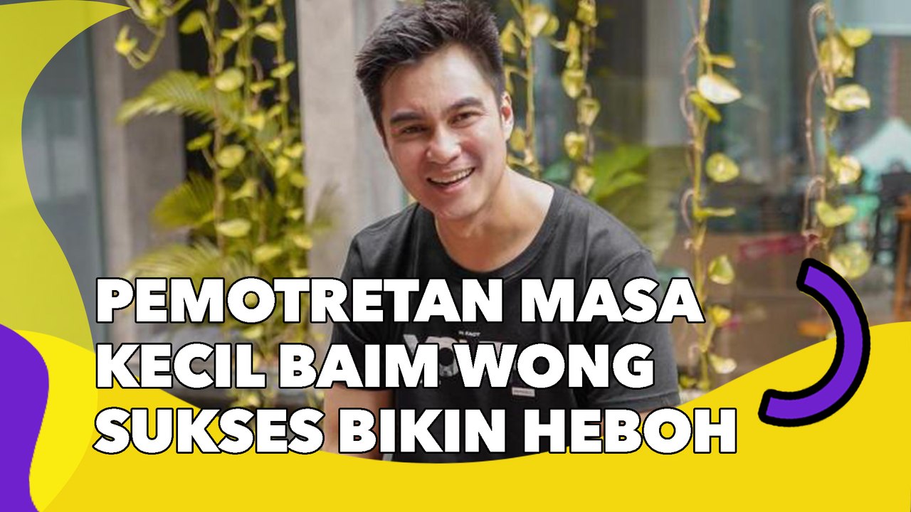 Bergaya Mewah, Pemotretan Masa Kecil Baim Wong Sukses Bikin Heboh