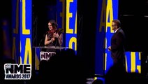 Phoebe Waller-Bridge accepts Best TV for 'Fleabag' @ Vo5 NME Awards 2017
