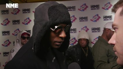 Skepta calls Wiley "selfless" on the red carpet @ VO5 NME Awards