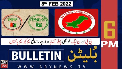 ARY News | Bulletin | 6 PM | 8 February 2022