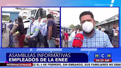 ¡En asambleas informativas!, Empleados de la ENEE piden intervención antes de nombrar nuevo gerente