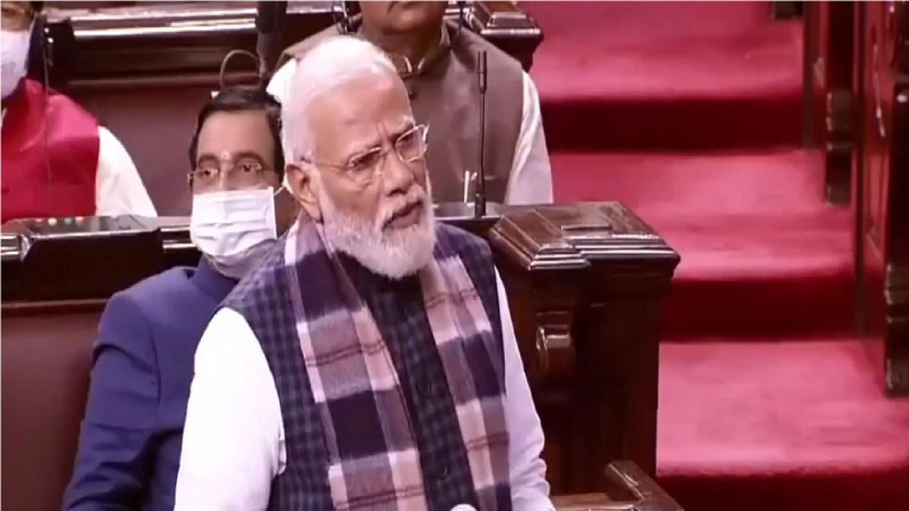 Rajya Sabha: PM Modi launches attack on Congress