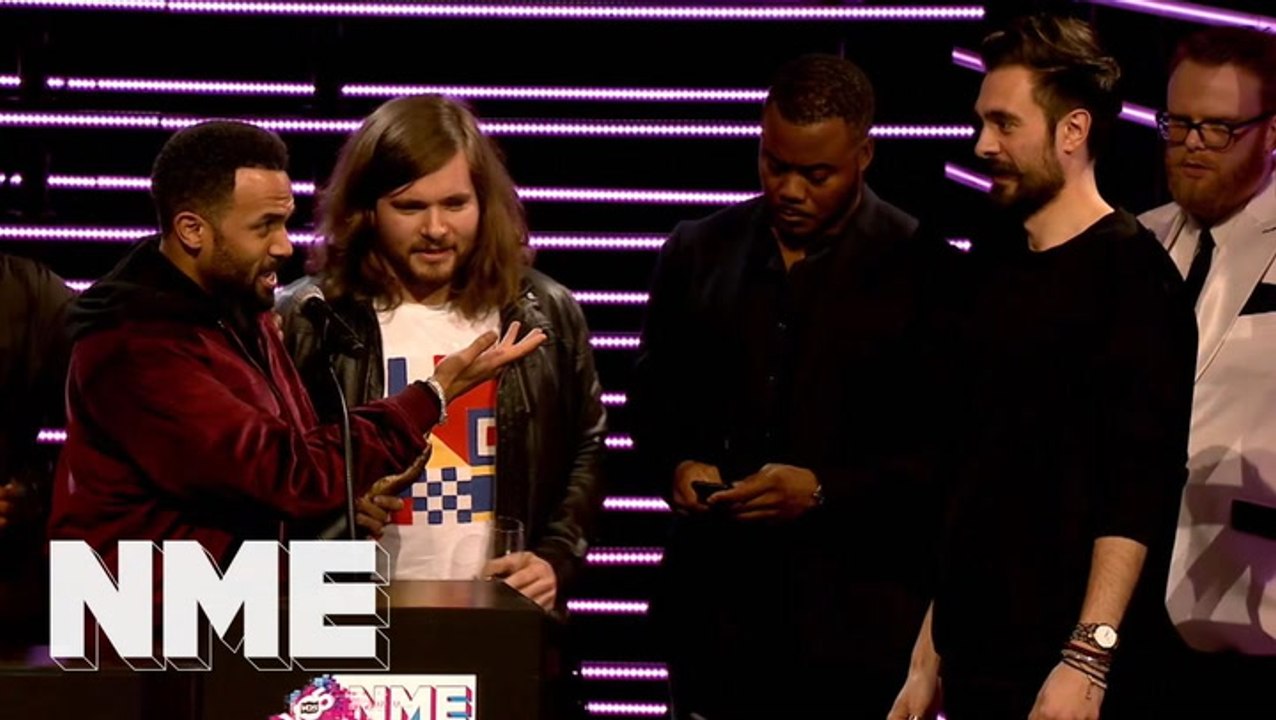 Craig David and Bastille win Best Collaboration supported by VO5 | VO5 NME Awards 2018