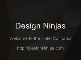 Welcome to Hotel California