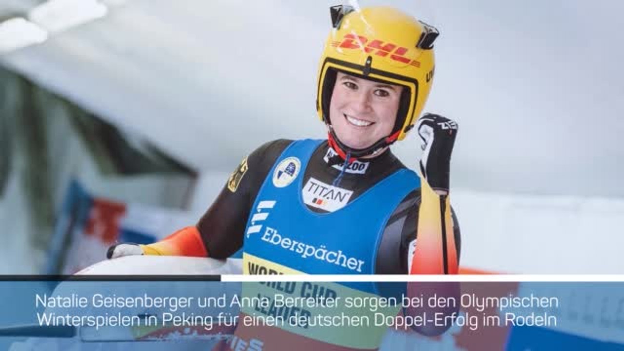 Gold und Silber! Deutscher Doppelerfolg im Rodeln