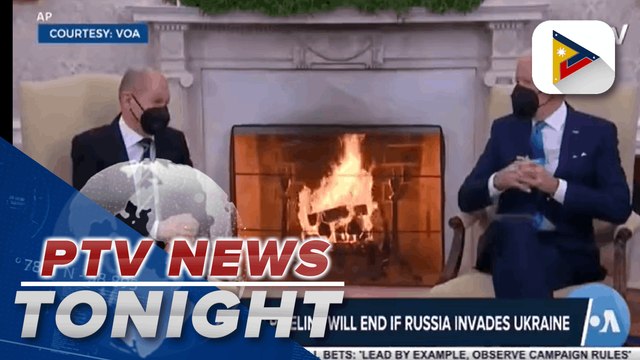 Biden: European pipeline will end if Russia invades Ukraine; China orders strict lockdown in Baise City after detection of new COVID-19 cases; Russia’s Kamila Valieva makes history as first woman who landed quadruple jump in Olympics | via Meg Luna