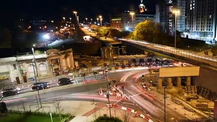 Regent Street Flyover phase 2 bridge beam lift