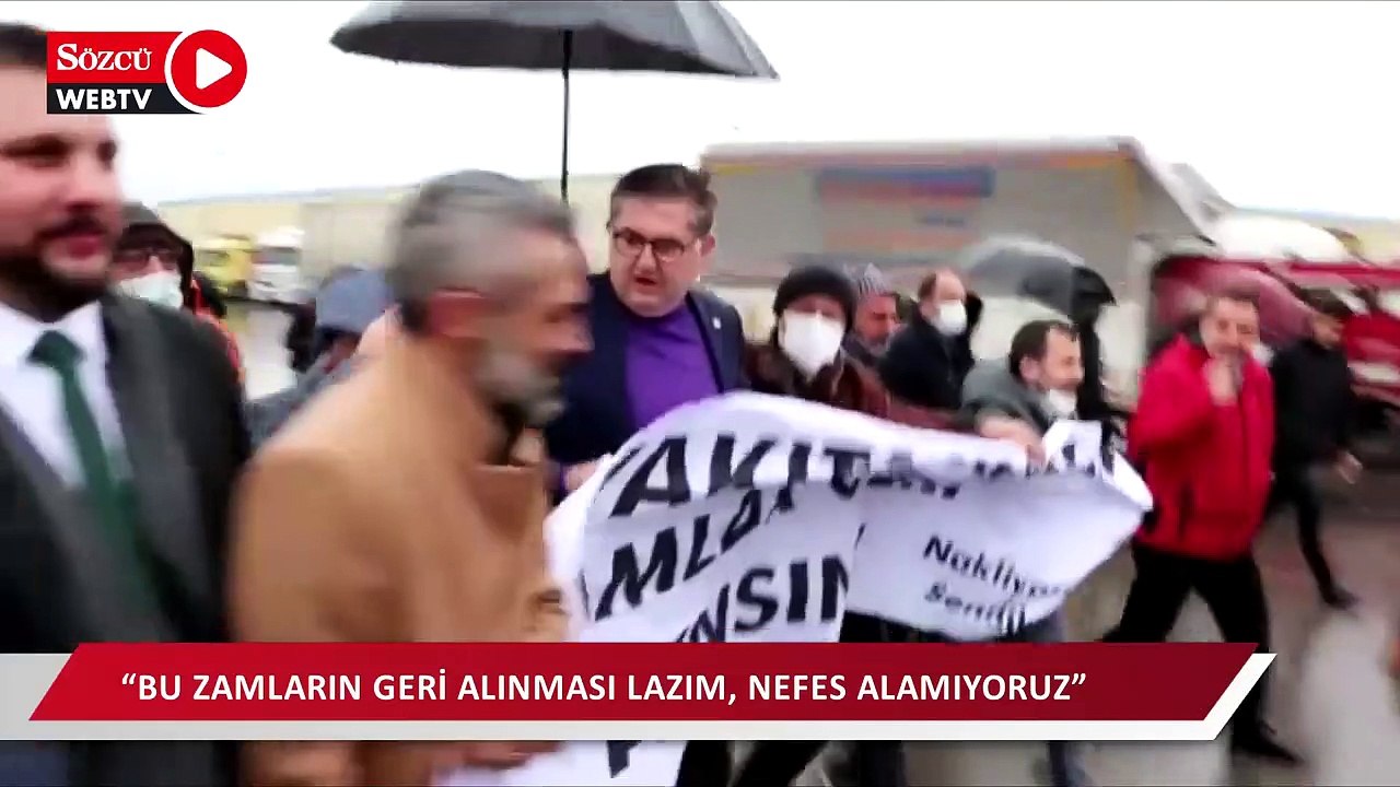 Nakliyeciler Gebze’de Cuma gününe kadar kontak kapattı: Nefes alamaz hale geldik, zamların geri alınması lazım