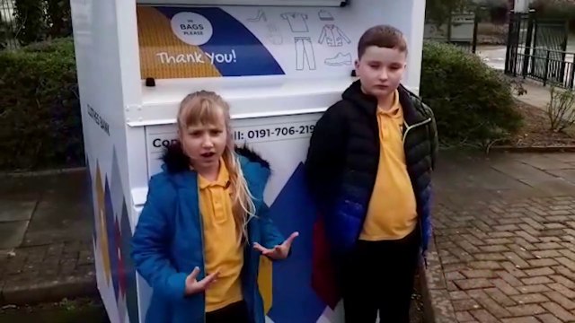 Fatfield Academy clothing recycling scheme