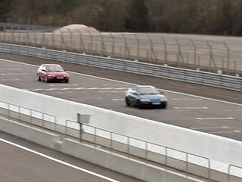 dijon-prenois civic ee9 et crx vtec ee8 VS Rx8