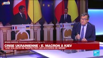 Ukraine : Emmanuel Macron tient à relancer les accords de Minsk