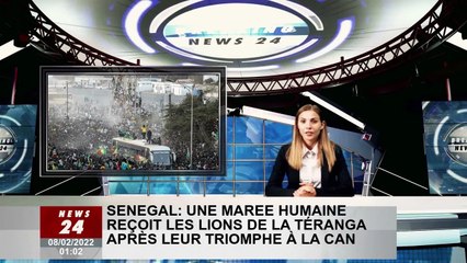 Download Video: Sénégal : après la victoire de la CAN, la vague humaine accueille les Lions de la Teranga